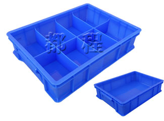 X266、266-1塑料周轉(zhuǎn)箱（可帶隔板） 
